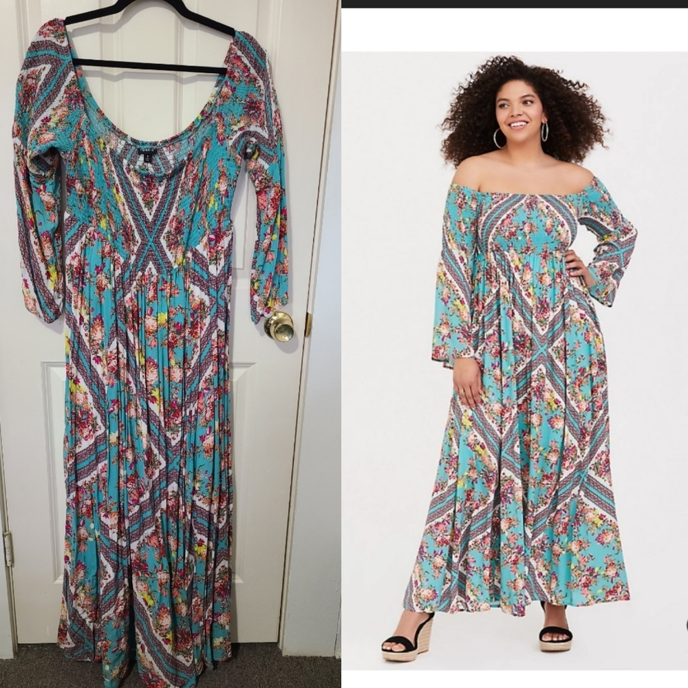 Aztec print dress